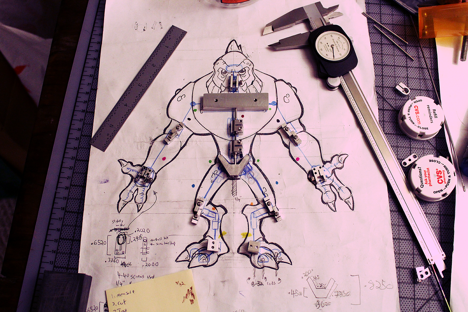Figuring out the layout of the Emur armature